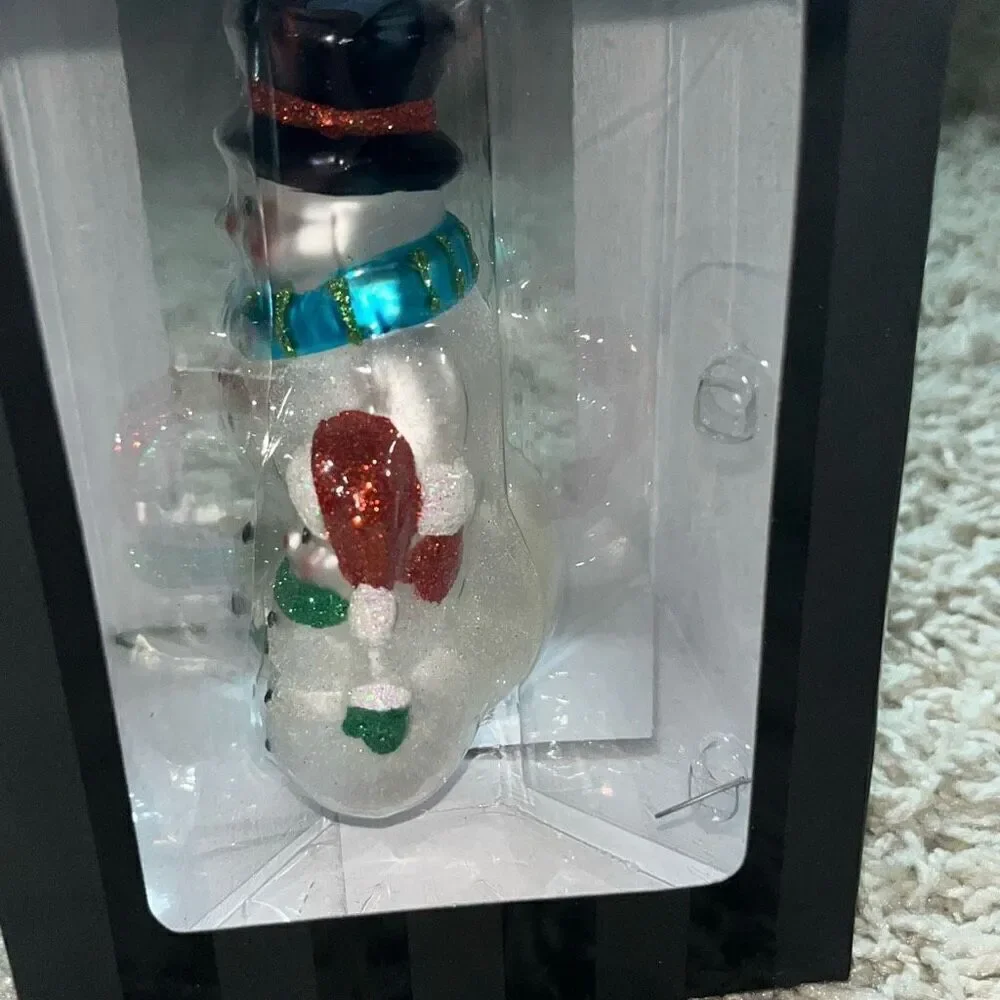 NIB CHRISTOPHER RADKO SNOWMAN ORNAMENT